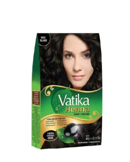 Vatika henna hair colour : black 6*10g