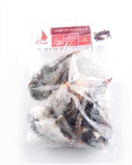 Crabe Cru,Coupé,Congelé
